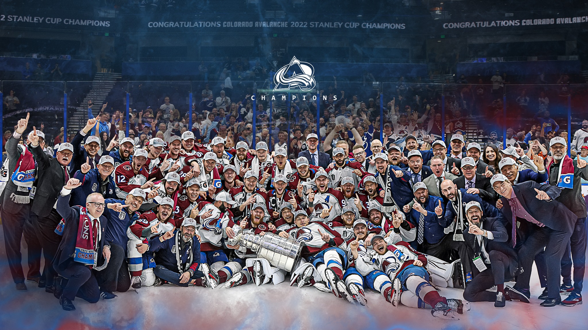 Congratulations Colorado Avalanche Champs 2022 NHL Stanley Cup
